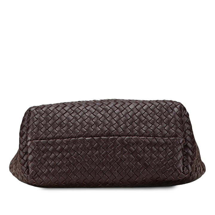 Bottega Veneta Cuir d’agneau Intreccio Cabat Cabas