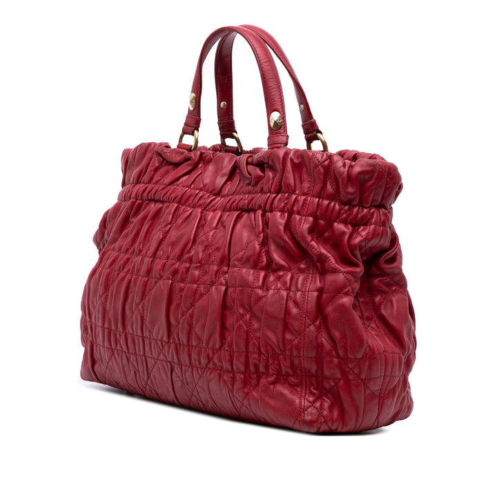 Dior Cuir d’agneau Gaufre Cannage Delices Cabas