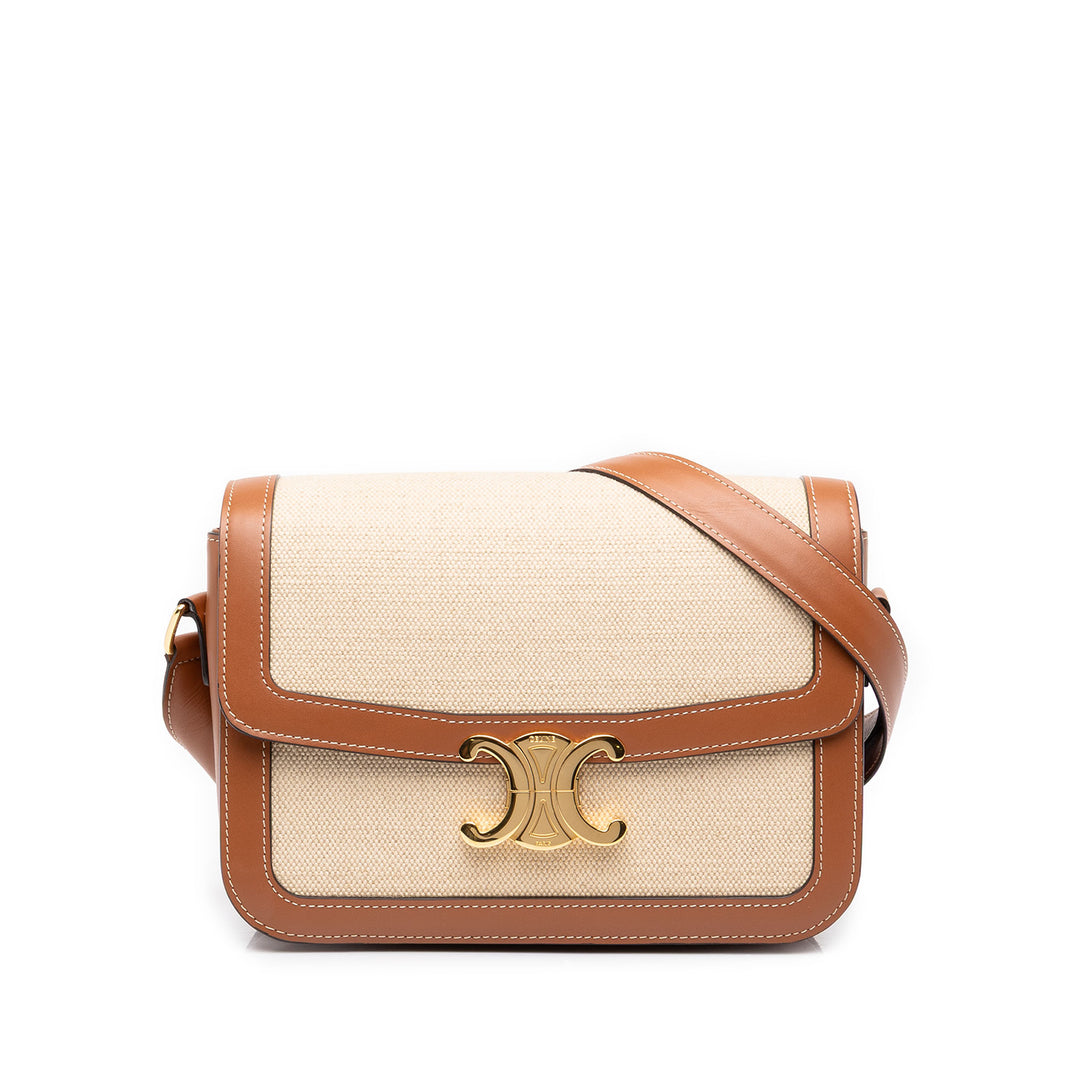 Celine Classique et Triomphe Sac Beige – vue principale – GABY PARIS