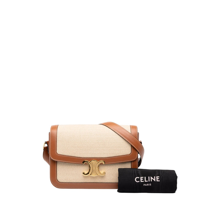 Celine Classique et Triomphe Sac Beige – vue 7 – GABY PARIS