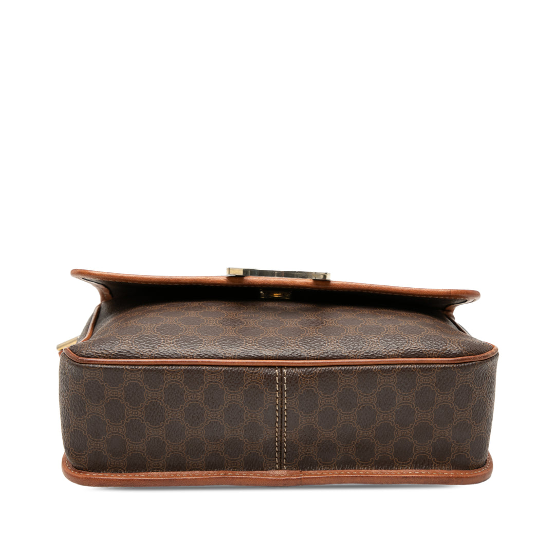 Macadam Sac Toile enduite Marron