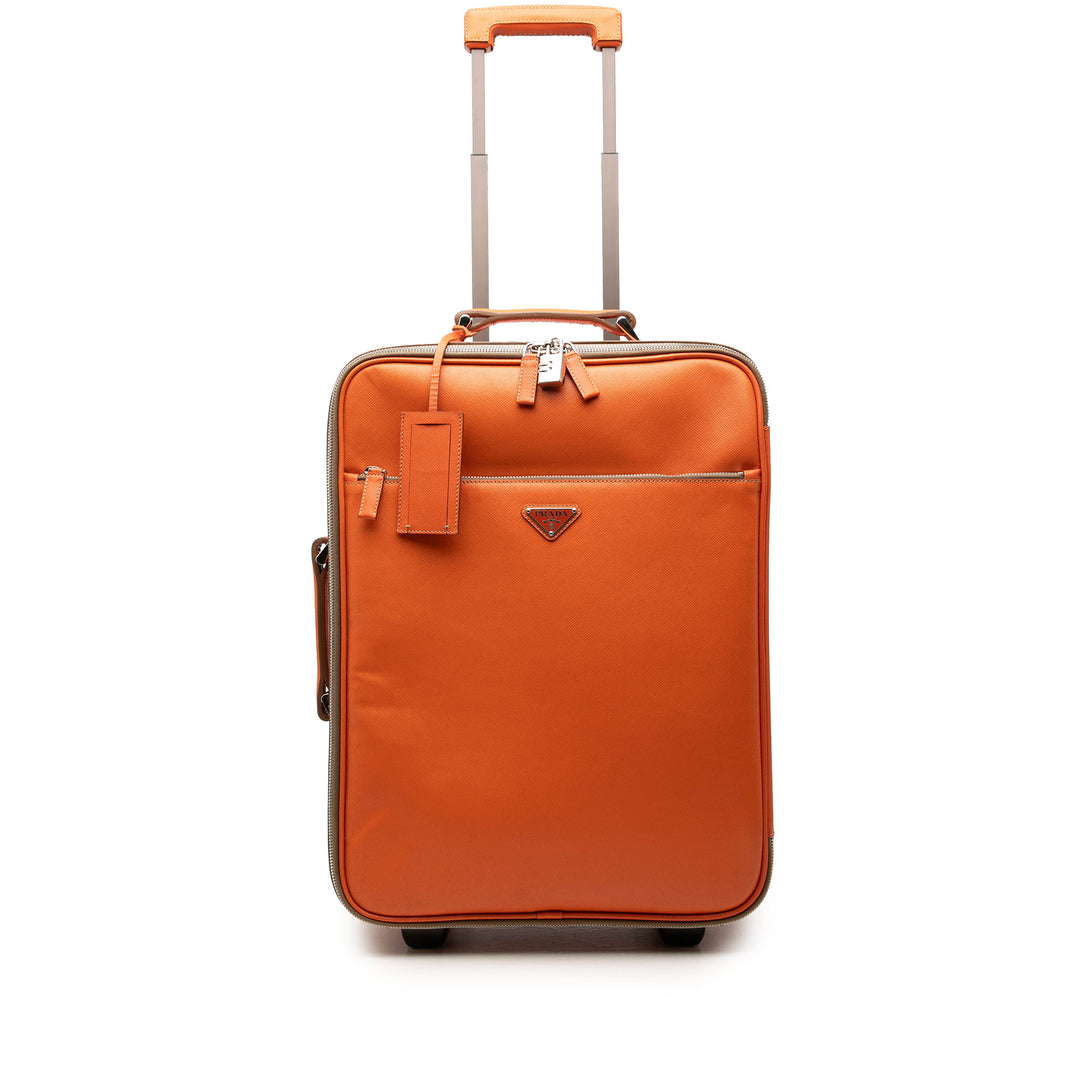 Prada Saffiano Carry On Trolley Suitcase