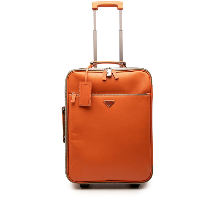 Prada Saffiano Carry On Trolley Suitcase