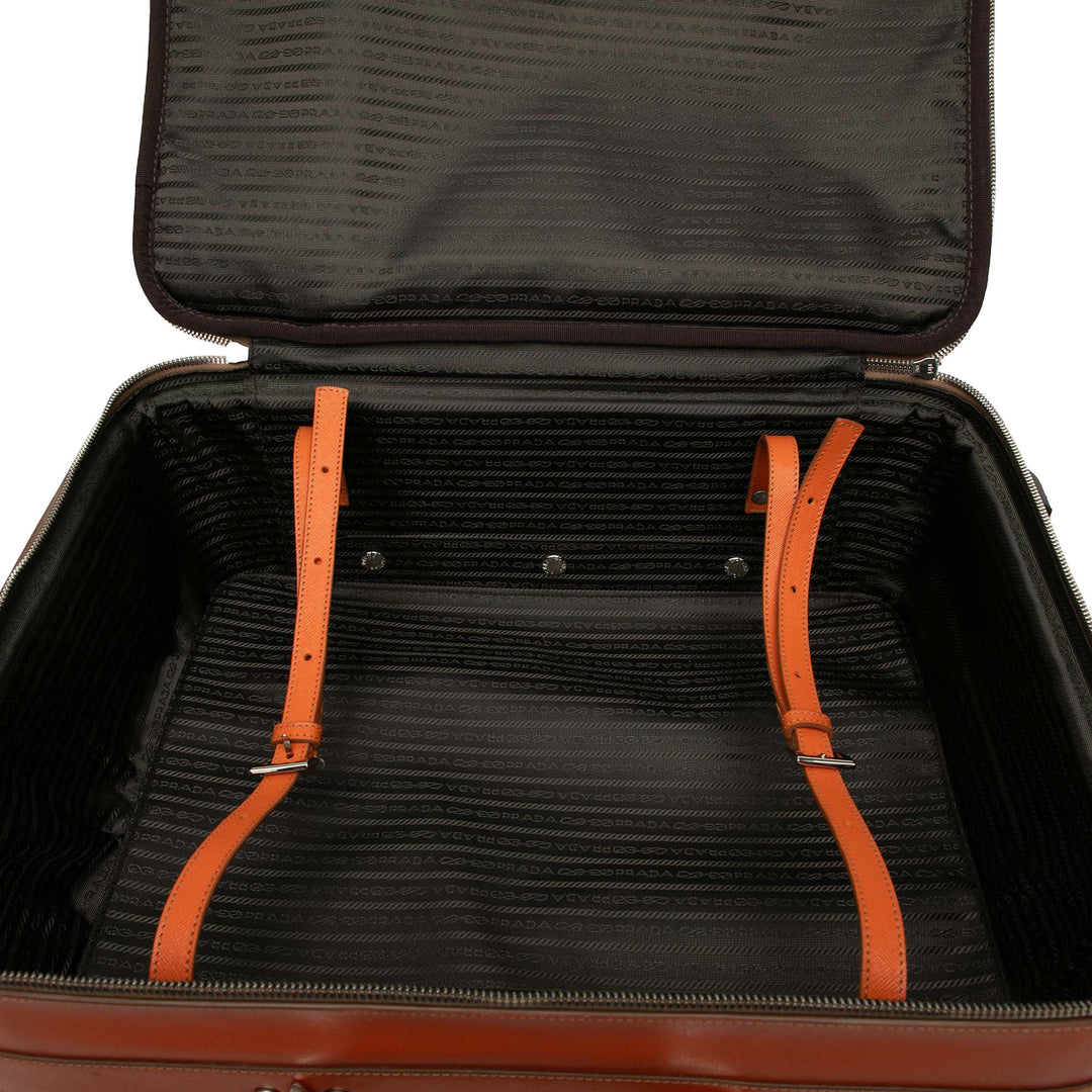 Prada Saffiano Carry On Trolley Suitcase