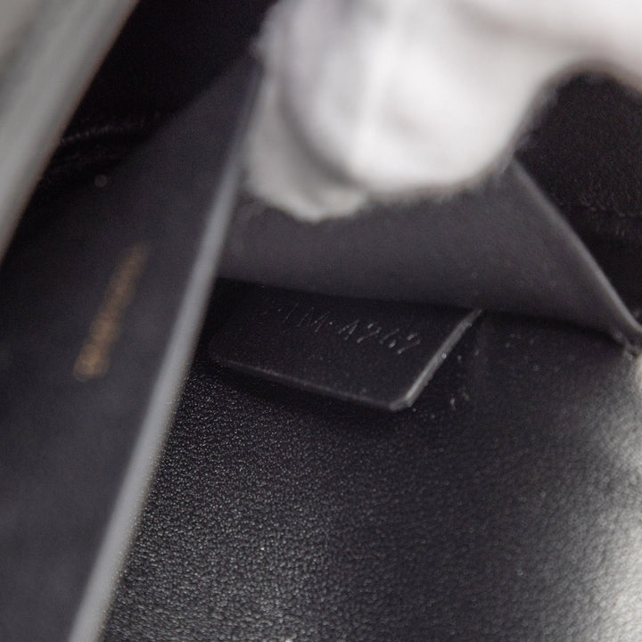 Celine brillant Cuir de veau Claude Chain Sac bandoulière