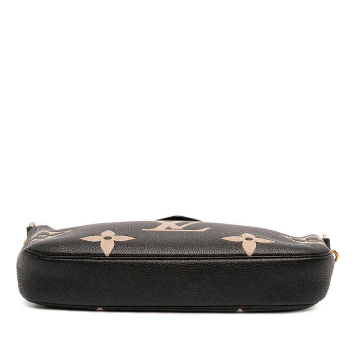 Giant Empreinte Bicolore Multi Pochette Accessoires Monogram Noir