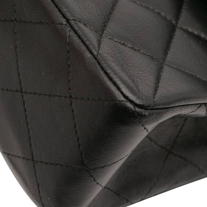 Chanel Small Classic Cuir d’agneau Double rabat Noir – GABY PARIS Authentique