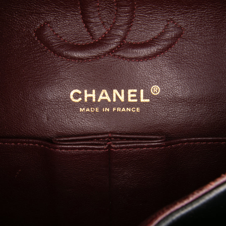 Chanel Small Classic Cuir d’agneau Double rabat Noir – GABY PARIS Authentique