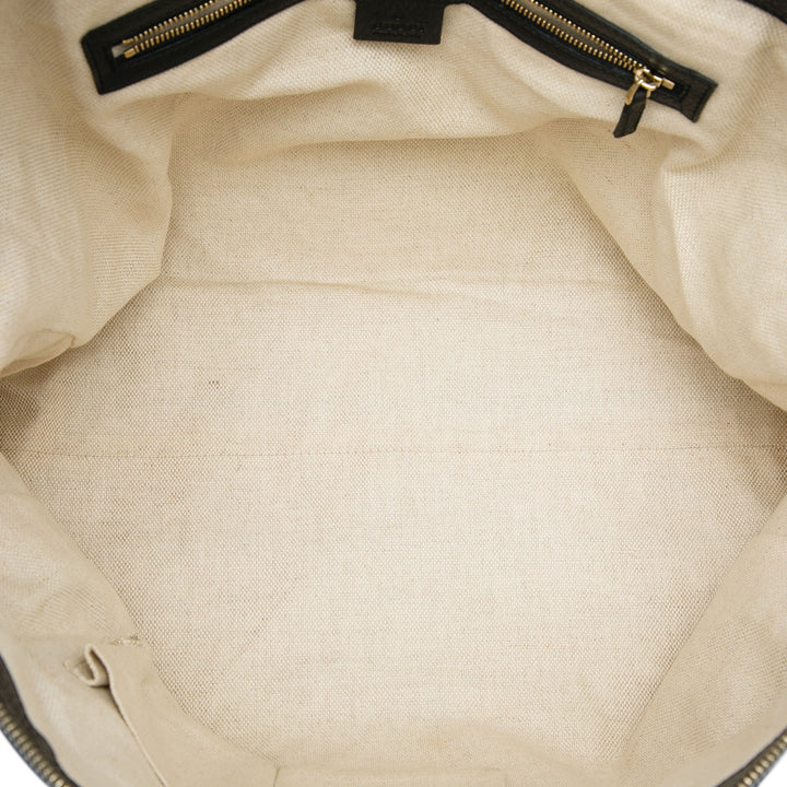 Soho Working Cabas Grand Cuir de veau Noir