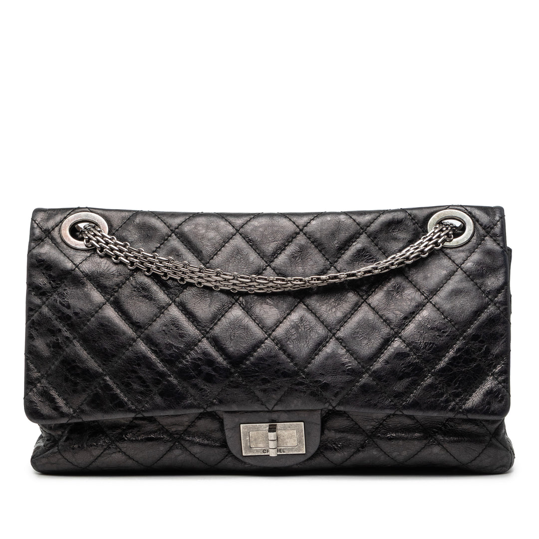 Chanel Matelassé vieilli Reissue 2.55 Double rabat 228 Cuir de veau