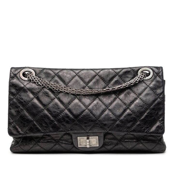 Chanel Matelassé vieilli Reissue 2.55 Double rabat 228 Cuir de veau