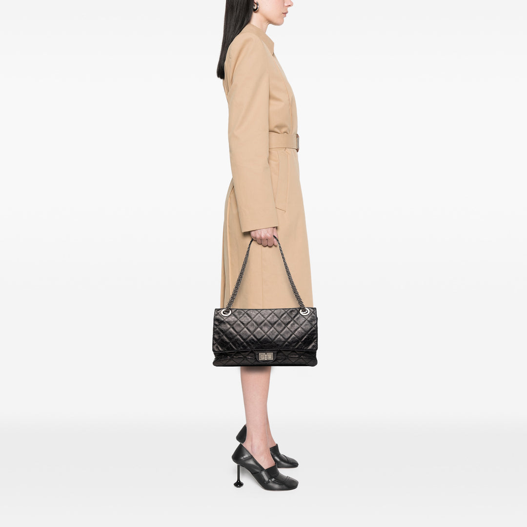 Chanel Matelassé vieilli Reissue 2.55 Double rabat 228 Cuir de veau