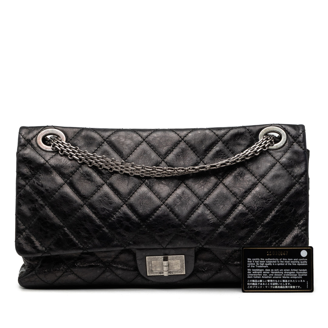 Chanel Matelassé vieilli Reissue 2.55 Double rabat 228 Cuir de veau
