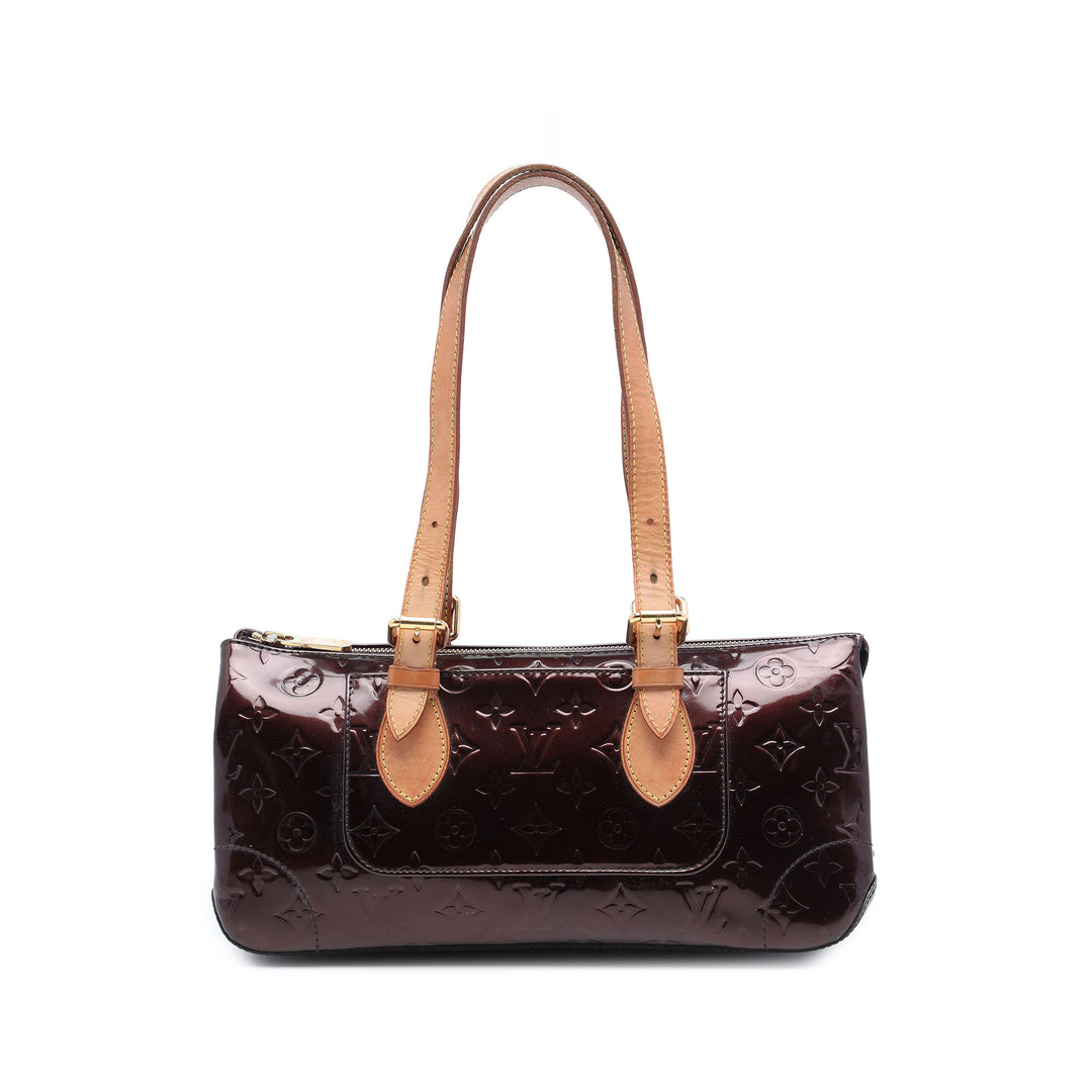 Louis Vuitton Rosewood Avenue Cuir verni Monogram Violet – vue principale – GABY PARIS