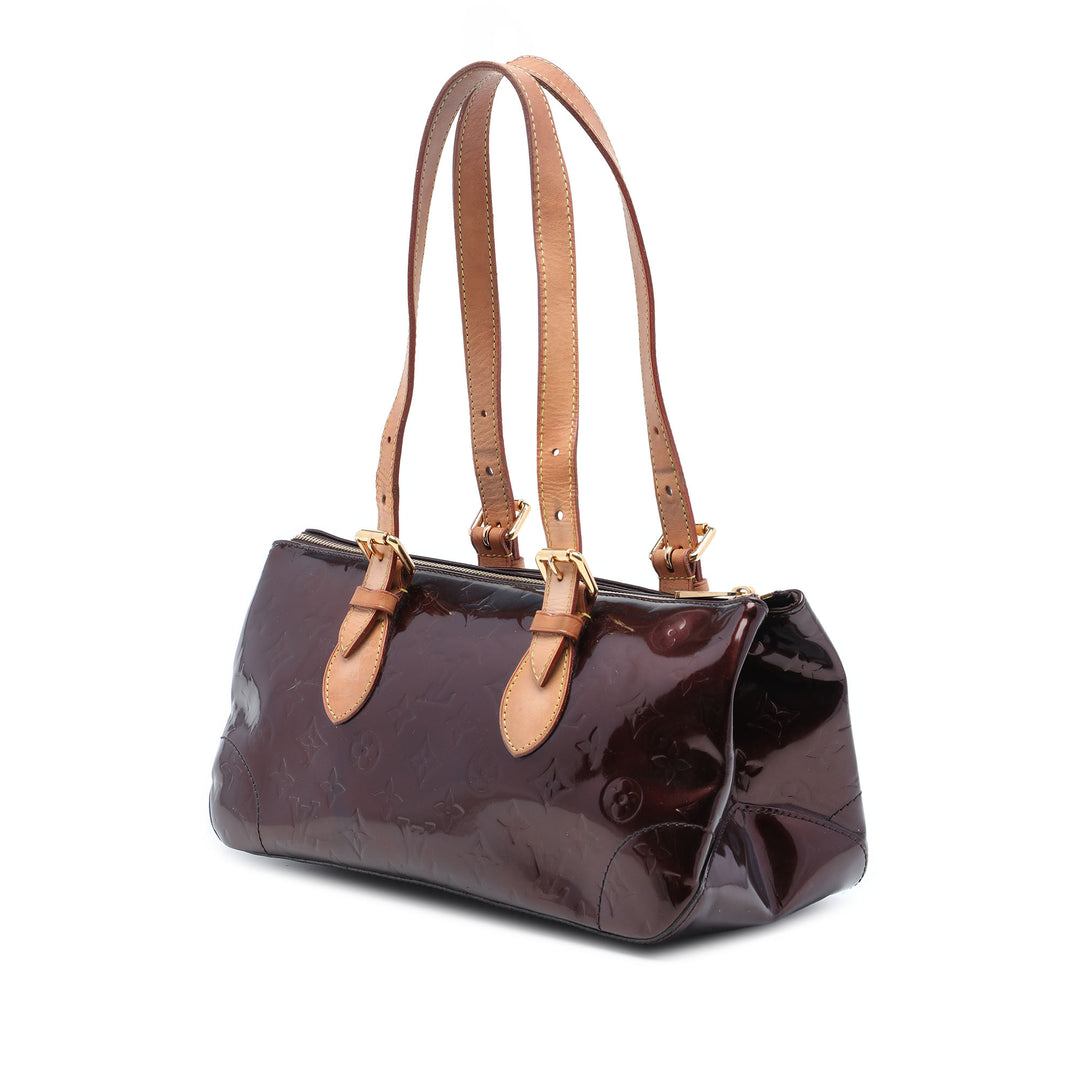 Louis Vuitton Rosewood Avenue Cuir verni Monogram Violet – vue 2 – GABY PARIS
