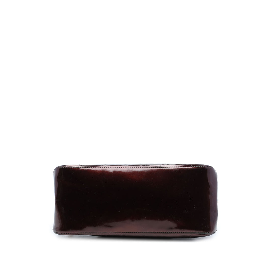 Louis Vuitton Rosewood Avenue Cuir verni Monogram Violet – vue 3 – GABY PARIS