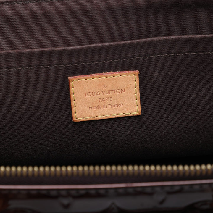 Louis Vuitton Rosewood Avenue Cuir verni Monogram Violet – vue 5 – GABY PARIS