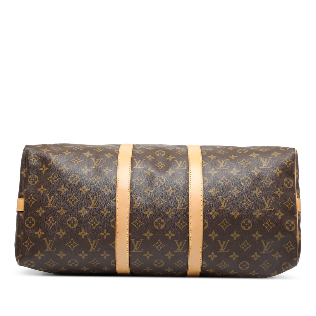 Louis Vuitton Monogram Keepall Bandouliere 50 Marron – GABY PARIS Authentique
