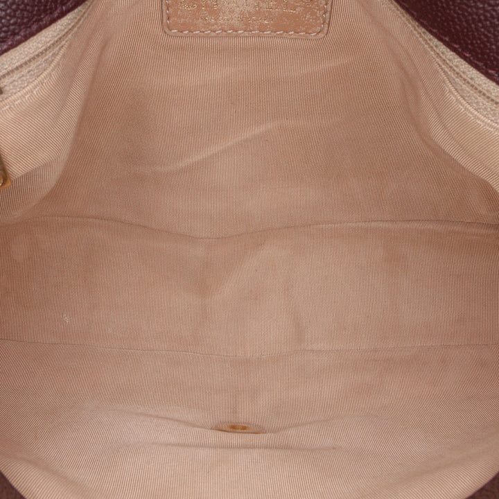 Caviar Wild Stitch Flap Brown - Gaby Paris