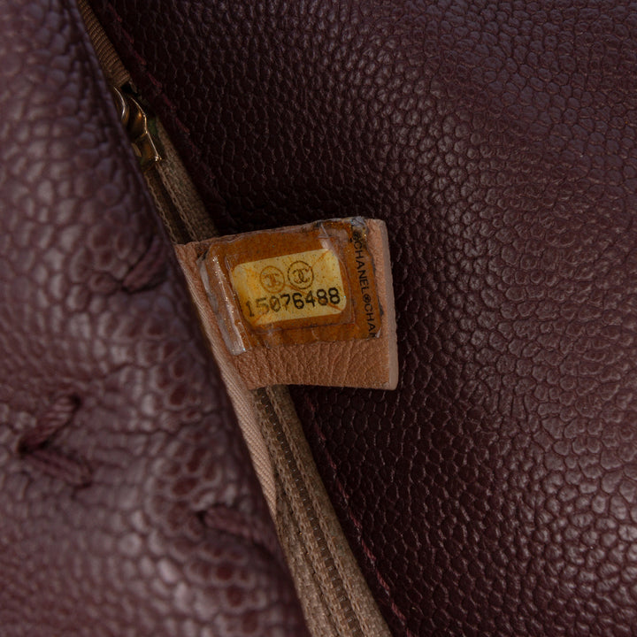Caviar Wild Stitch Flap Brown - Gaby Paris