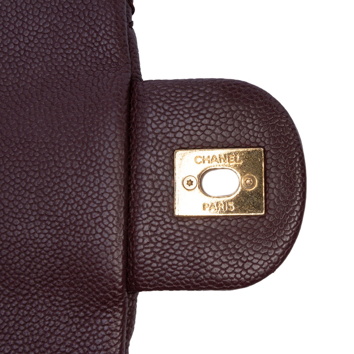 Caviar Wild Stitch Flap Brown - Gaby Paris