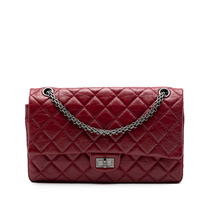 Chanel Matelassé vieilli Cuir de veau Reissue 2.55 Double rabat 226