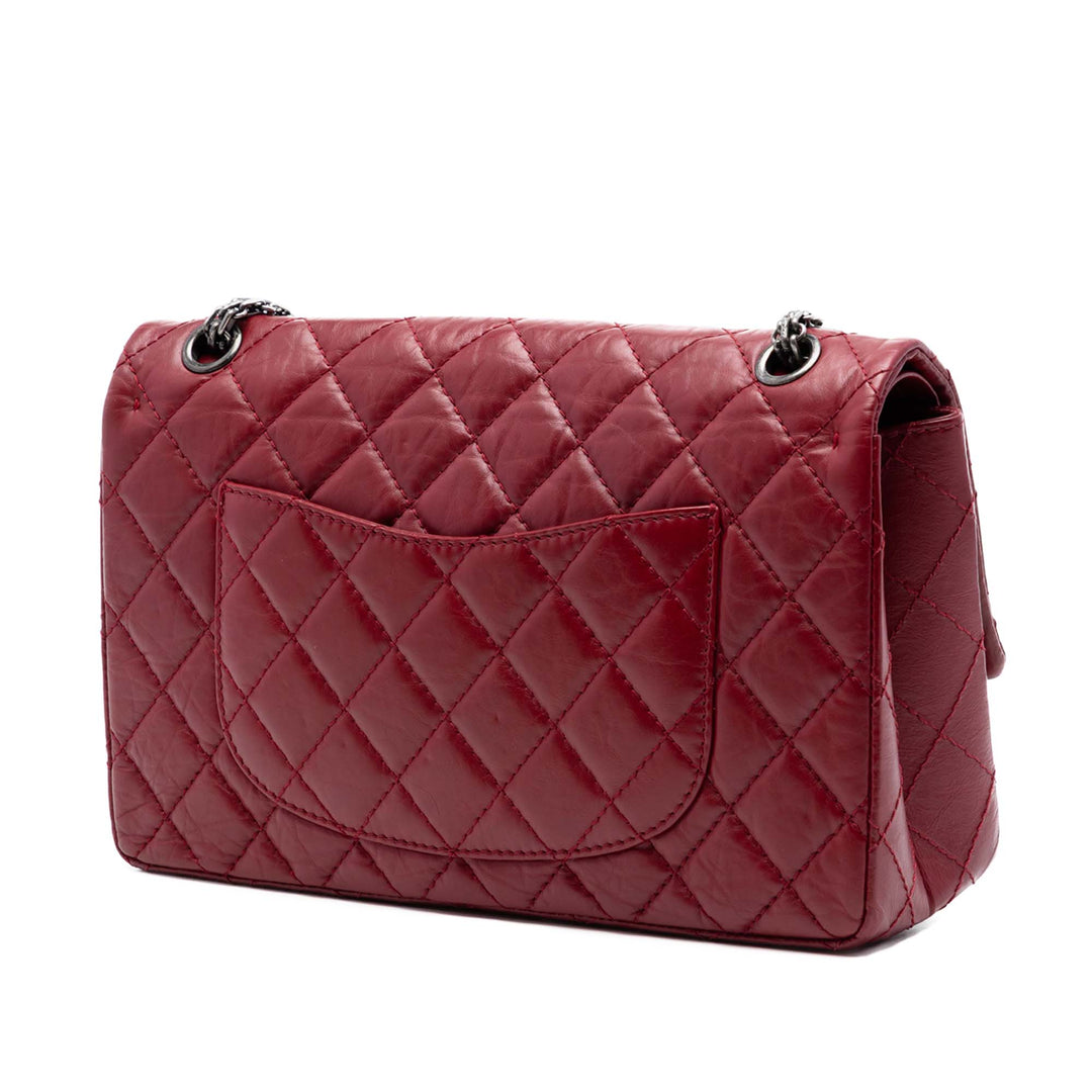 Chanel Matelassé vieilli Cuir de veau Reissue 2.55 Double rabat 226
