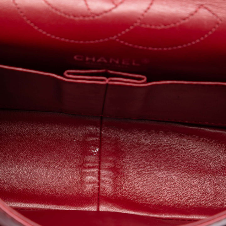 Chanel Matelassé vieilli Cuir de veau Reissue 2.55 Double rabat 226
