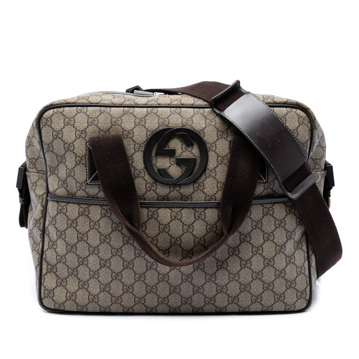 Interlocking G Porte-documents GG Supreme Beige