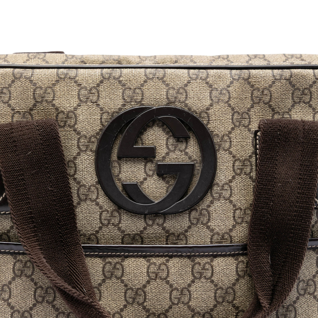 Interlocking G Porte-documents GG Supreme Beige