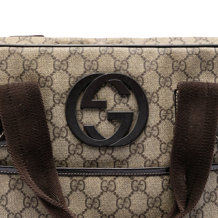 Interlocking G Porte-documents GG Supreme Beige