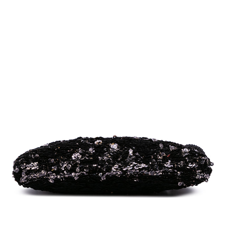 Sequins Rococo Pochette Black - Gaby Paris