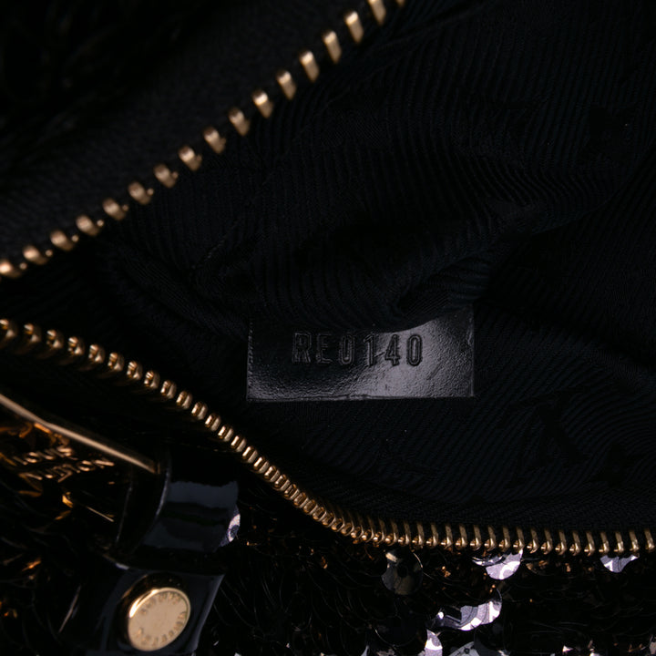 Sequins Rococo Pochette Black - Gaby Paris