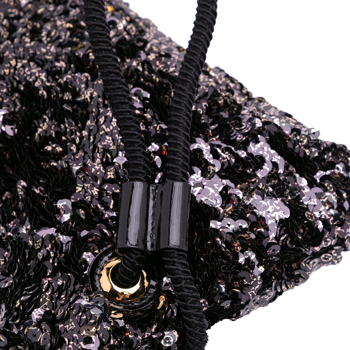 Sequins Rococo Pochette Black - Gaby Paris