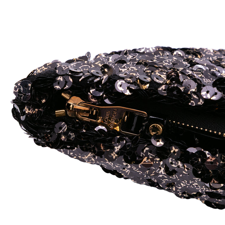 Sequins Rococo Pochette Black - Gaby Paris