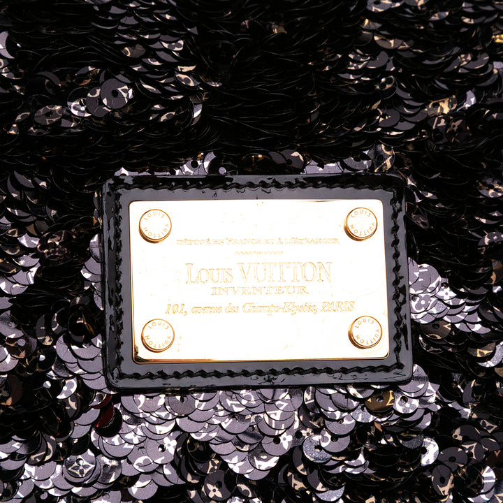 Sequins Rococo Pochette Black - Gaby Paris