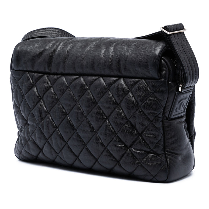 Chanel Large Matelassé Caviar Coco Cocoon Messenger Sac