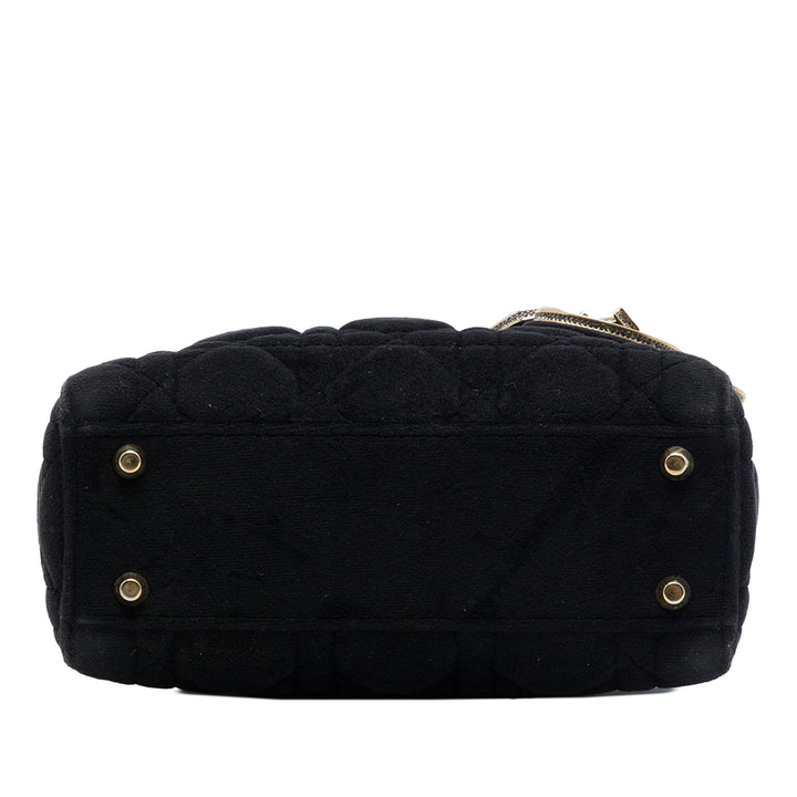 Dior Sac à main Lady Dior Cannage Mini Noir – vue 3 – GABY PARIS