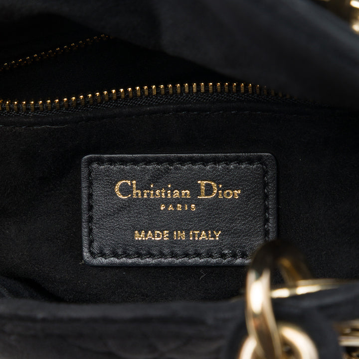 Dior Sac à main Lady Dior Cannage Mini Noir – vue 5 – GABY PARIS
