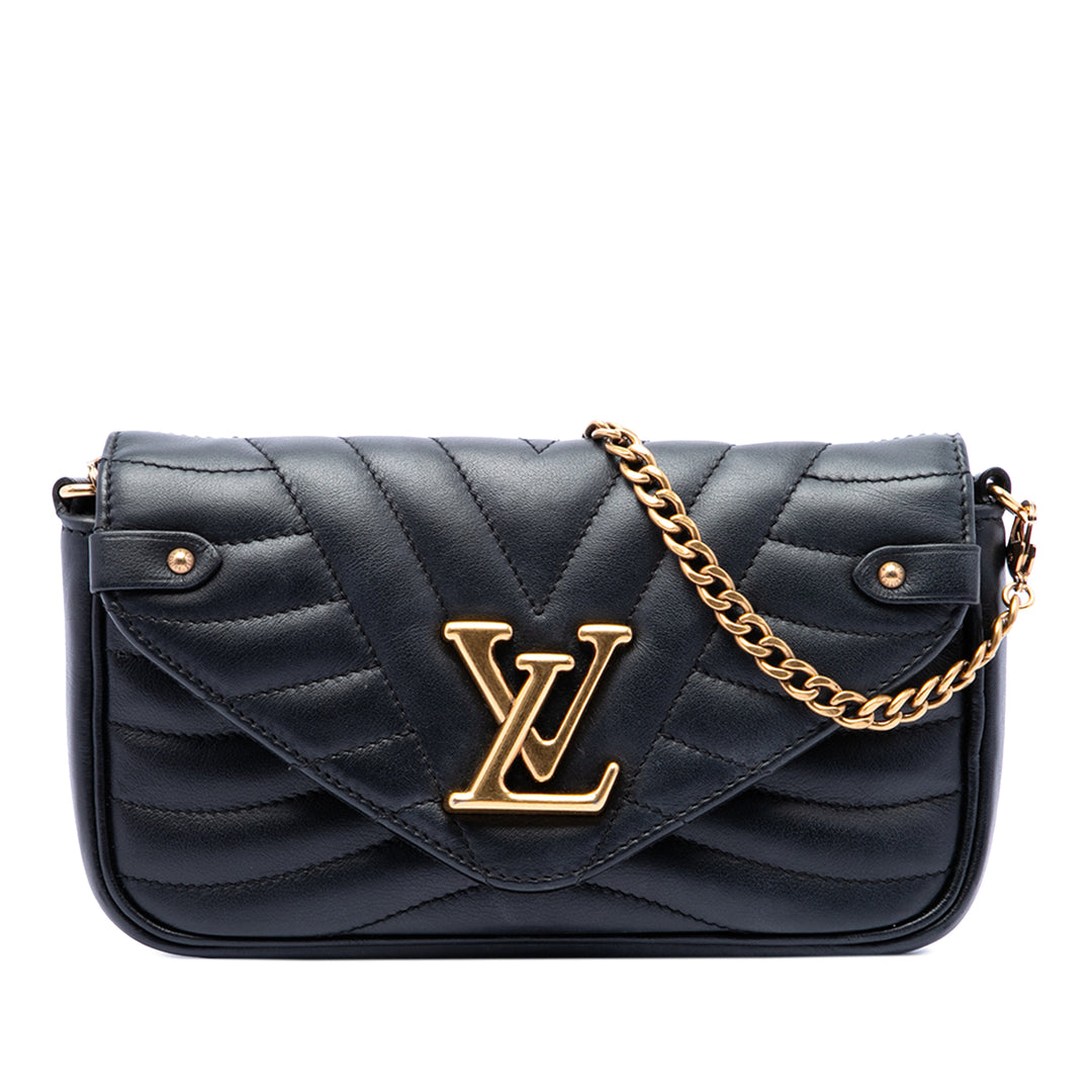 New Wave Chaîne Pochette Noir