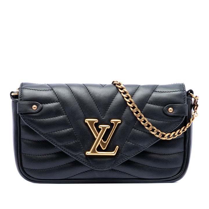 New Wave Chaîne Pochette Noir