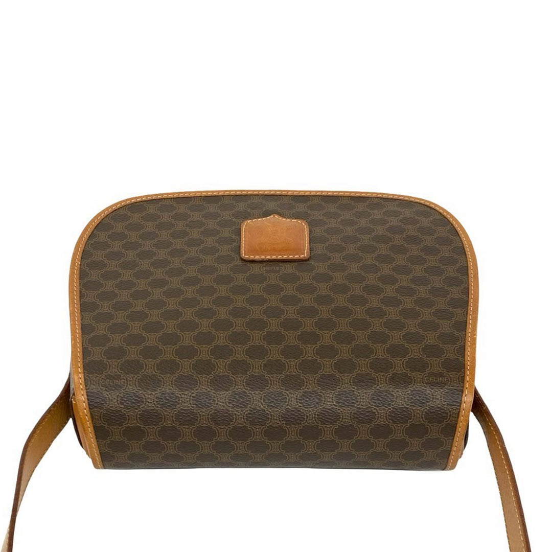 Celine Macadam Sac Sac Toile enduite Marron