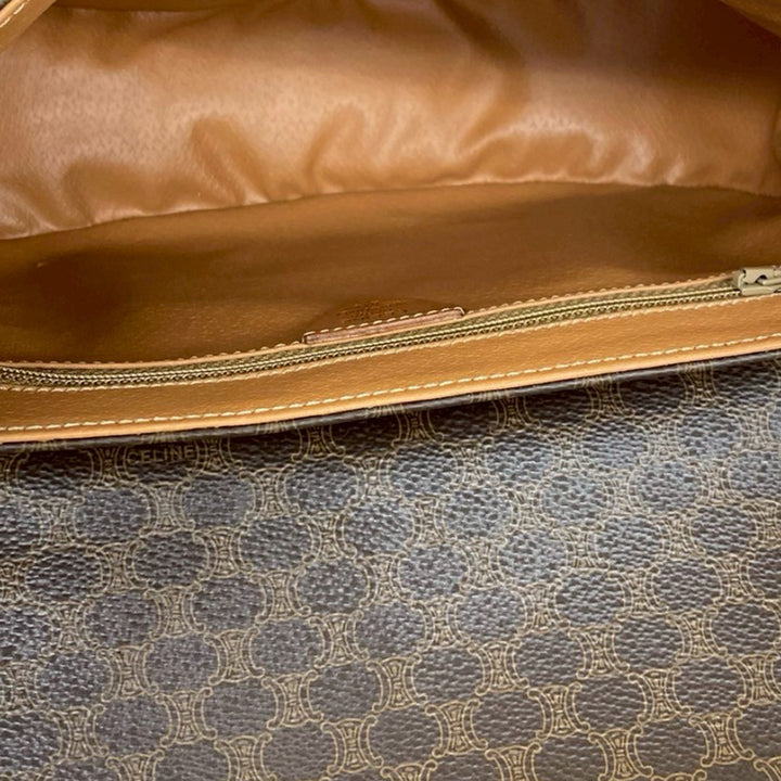 Celine Macadam Sac Sac Toile enduite Marron