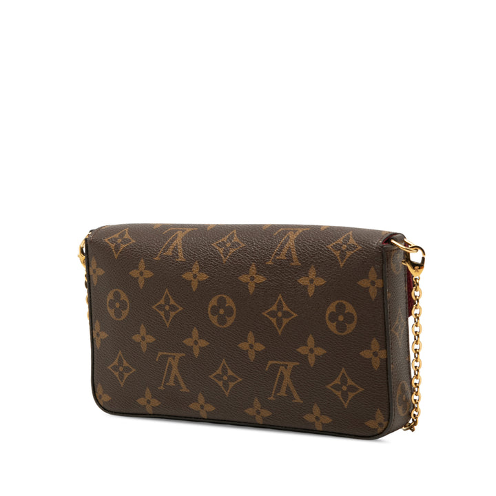 Pochette Felicie Monogram Marron