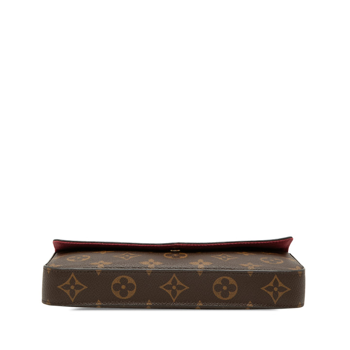 Pochette Felicie Monogram Marron