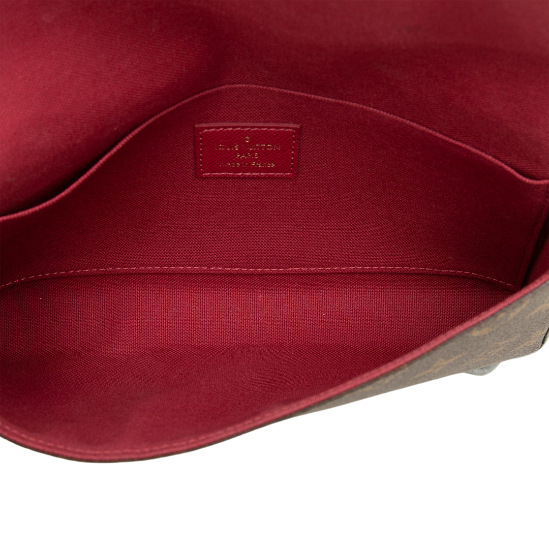 Pochette Felicie Monogram Marron