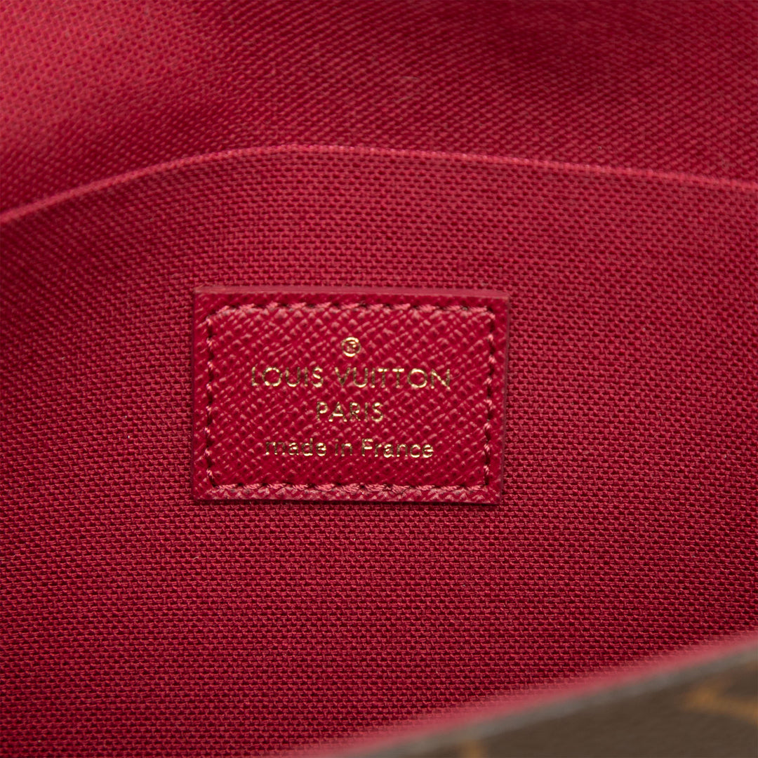 Pochette Felicie Monogram Marron