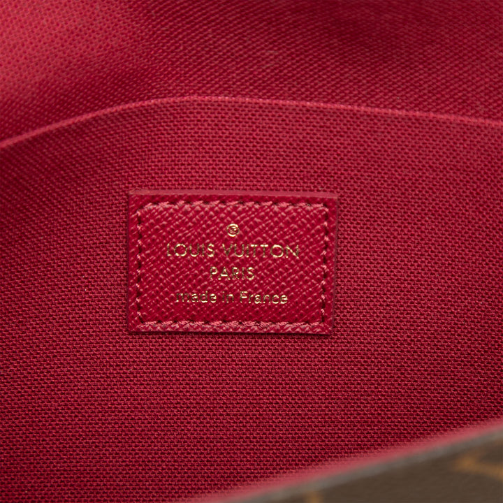 Pochette Felicie Monogram Marron