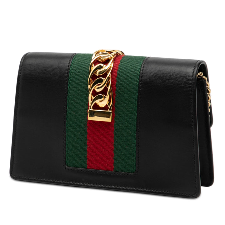 Gucci Super Mini Cuir Sylvie Chain Sac porté croisé