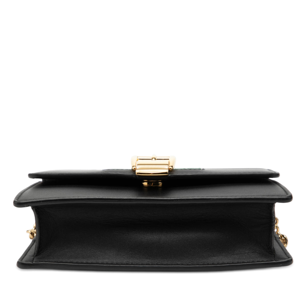 Gucci Super Mini Cuir Sylvie Chain Sac porté croisé